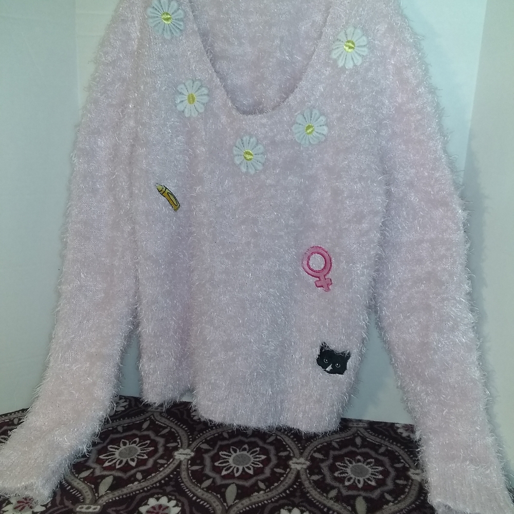 Hot Topic Pink Buffy Willow Sweater